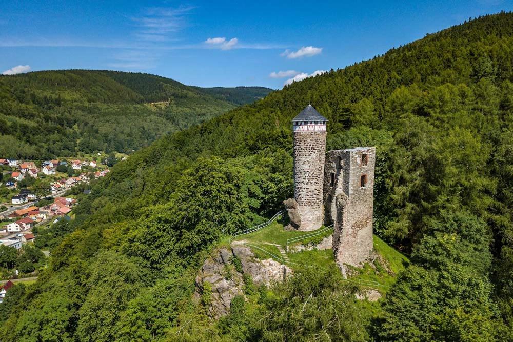 Ferienwohnung Rennsteigblick Viernau エクステリア 写真